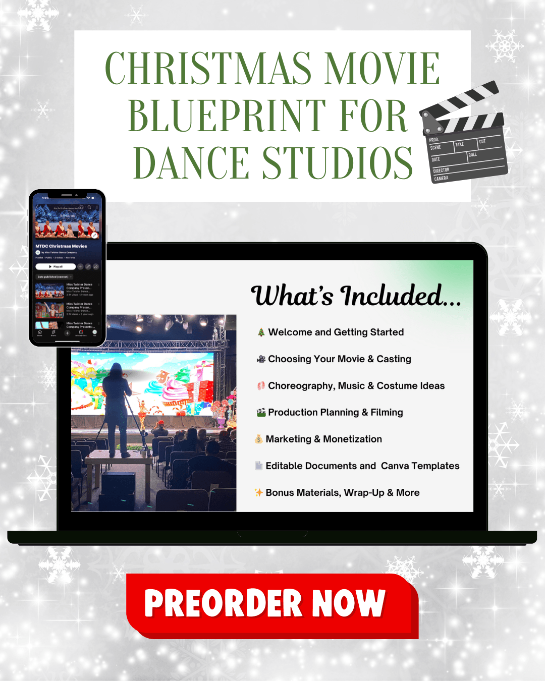 Christmas Movie Blueprint for Dance Studios